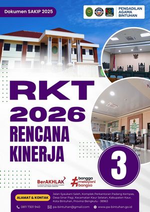 Cover Rencana Kinerja Tahun 2025