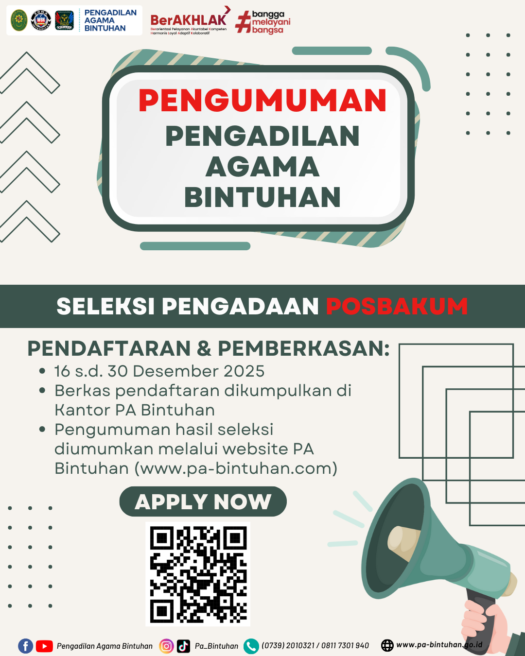 22 PENGADAAN POSBAKUM 2026