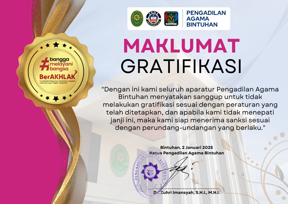 Maklumat Gratifikasi 2025