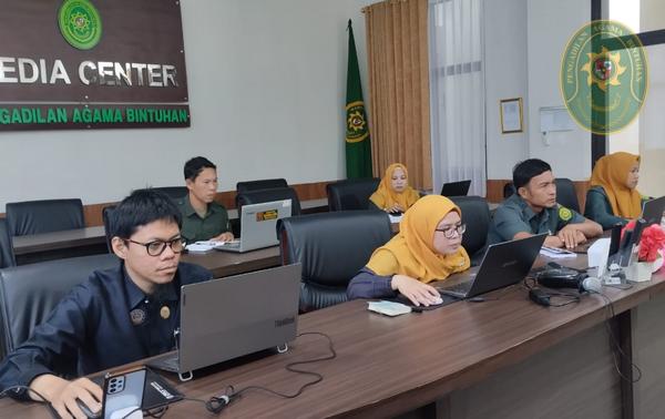 10 PENGADILAN AGAMA BINTUHAN IKUTI KONSOLIDASI LAPORAN KEUANGAN MAHKAMAH AGUNG TAHUN 2024