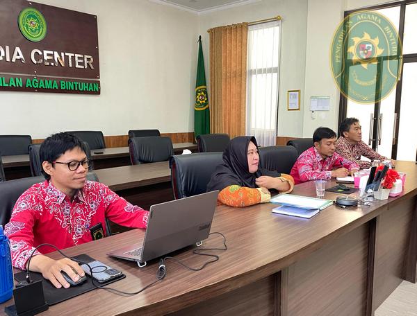 13 PENGADILAN AGAMA BINTUHAN IKUTI RAPAT KOORDINASI TINDAKLANJUT INPRES NO 1 TAHUN 20252