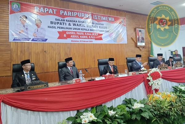 21 KETUA PA BINTUHAN HADIRI ACARA SERTIJAB BUPATI DAN WAKIL BUPATI KAUR 2025 20304