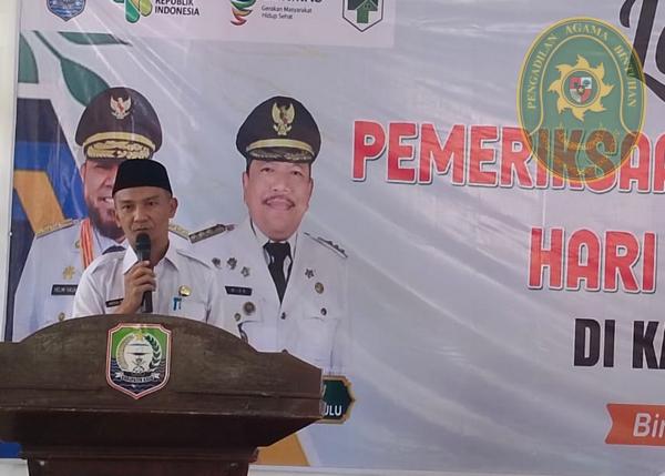 28 KETUA PENGADILAN AGAMA BINTUHAN HADIRI LAUNCHING PEMERIKSAAN KESEHATAN GRATIS2