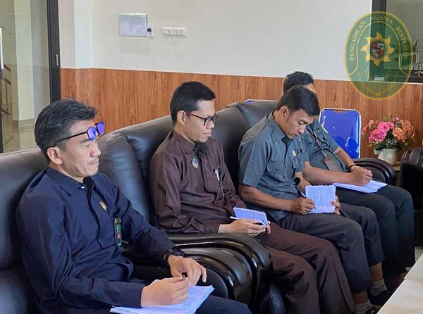34 HARI PERTAMA SETELAH LEBARAN KESEKRETARIATAN LAKSANAKAN RAPAT MONEV TRIWULAN I