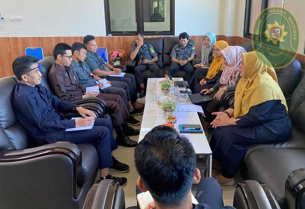 34 HARI PERTAMA SETELAH LEBARAN KESEKRETARIATAN LAKSANAKAN RAPAT MONEV TRIWULAN I3