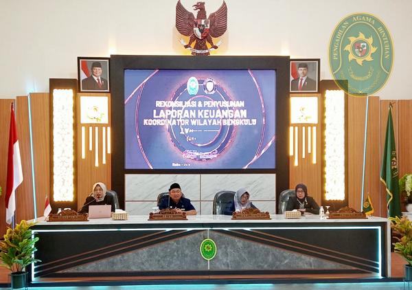 6 REKONSILIASI LAPORAN KEUANGAN PENGADILAN AGAMA BINTUHAN KIRIM 4 DELEGASI 