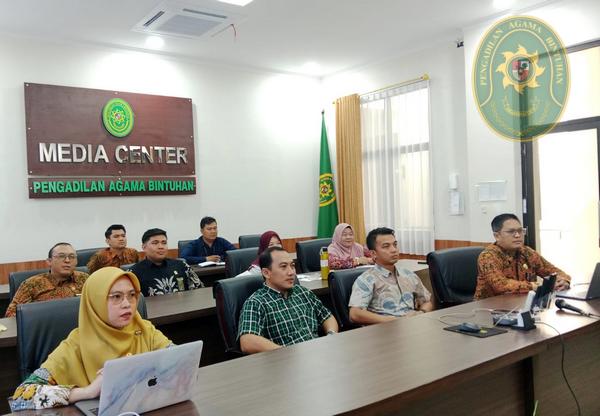 82 PENGADILAN AGAMA BINTUHAN IKUTI BIMTEK KAUM RENTAN BERHADAPAN DENGAN HUKUM