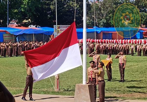 86 KETUA PA BINTUHAN HADIRI UPACARA HUT PRAMUKA KE 642