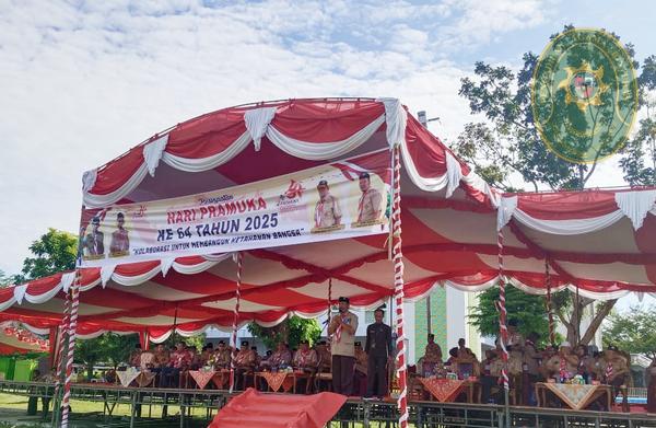 86 KETUA PA BINTUHAN HADIRI UPACARA HUT PRAMUKA KE 643