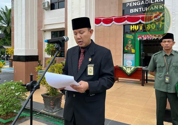 89 UPACARA HUT KE 80 MAHKAMAH AGUNG RI PENGADILAN BERMARTABAT NEGARA BERDAULAT