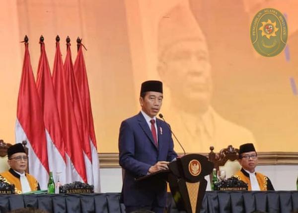 10 KETUA PA BINTUHAN HADIRI ACARA LAPORAN TAHUNAN MAHKAMAH AGUNG TAHUN 2023 DI JAKARTA 