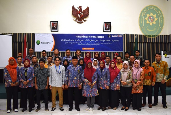 111 PA BINTUHAN IKUTI SHARING KNOWLEDGE OPTIMALISASI JARINGAN PADA PENGADILAN TINGGI AGAMA BENGKULU2