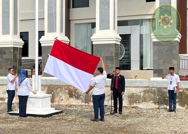 112 PENGADILAN AGAMA BINTUHAN LAKSANAKAN UPACARA PERINGATAN HARI PAHLAWAN