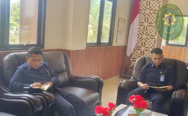 21 KETUA BERSAMA UNSUR PIMPINAN PA BINTUHAN ADAKAN RAPAT EVALUASI CAPAIAN KINERJA2