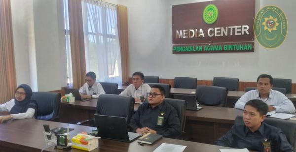 34 PA BINTUHAN IKUTI SOSIALISASI MONEV ZI TETAP KOMITMEN MELAKUKAN PEMBANGUNAN ZONA INTEGRITAS