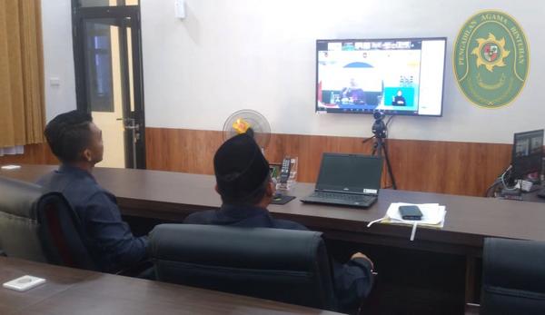 39 KETUA DAN WAKIL KETUA PA BINTUHAN IKUTI LAUNCHING DAN TALKSHOW PANDUAN PRAKTIS PELAKSANAAN STRATEGI NASIONAL PENCEGAHAN PERKAWINAN ANAK DI DAERAH2