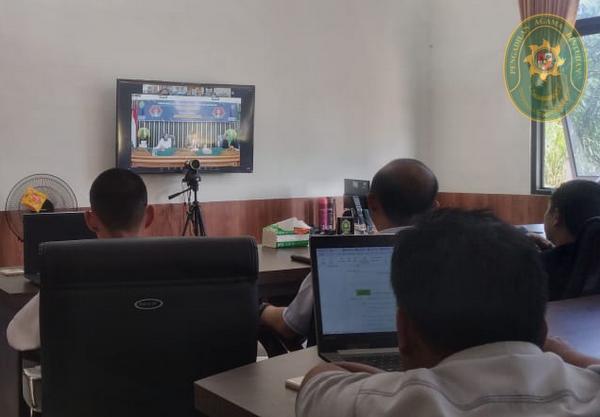 40 PIMPINAN DAN SELURUH APARATUR PA BINTUHAN IKUTI PEMBINAAN OLEH KETUA PTA BENGKULU2