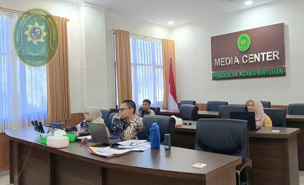 71 PENGADILAN AGAMA BINTUHAN IKUTI KEGIATAN PENYUSUNAN DAN PENDAMPINGAN PAGU INDIKATIF TA 2025 