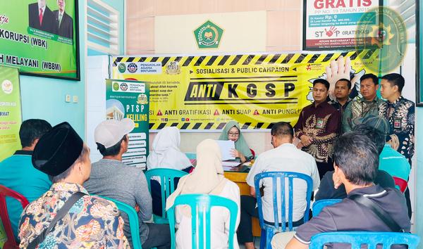 80 PA BINTUHAN LAKSANAKAN SOSIALISASI DAN PUBLIC CAMPAING DI TANJUNG KEMUNING