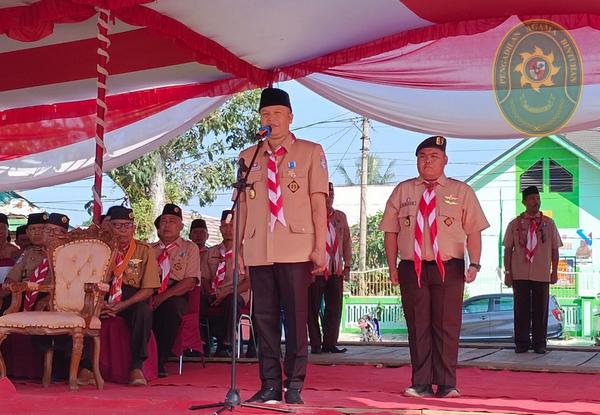 81 PENGADILAN AGAMA BINTUHAN IKUTI UPACARA HARI PERINGATAN PRAMUKA KE 63
