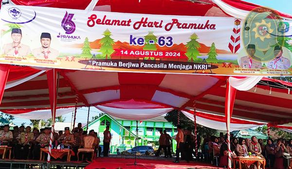 81 PENGADILAN AGAMA BINTUHAN IKUTI UPACARA HARI PERINGATAN PRAMUKA KE 632