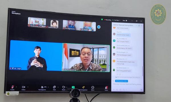96 PA BINTUHAN MENGHADIRI SEMINAR NASIONAL 3