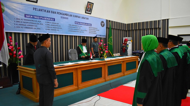 29. Wakil Ketua Pengadilan Agama Bintuhan Hadiri Pelantikan Hakim Tinggi dan Ketua Pengadilan Agama 2