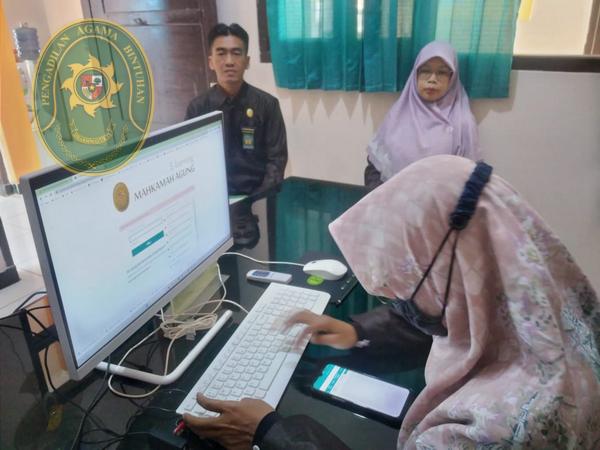 29 PA BINTUHAN LAKSANAKAN UJIAN DINAS ELEKTRONIK E EXAM PADA MAHKAMAH AGUNG RI2