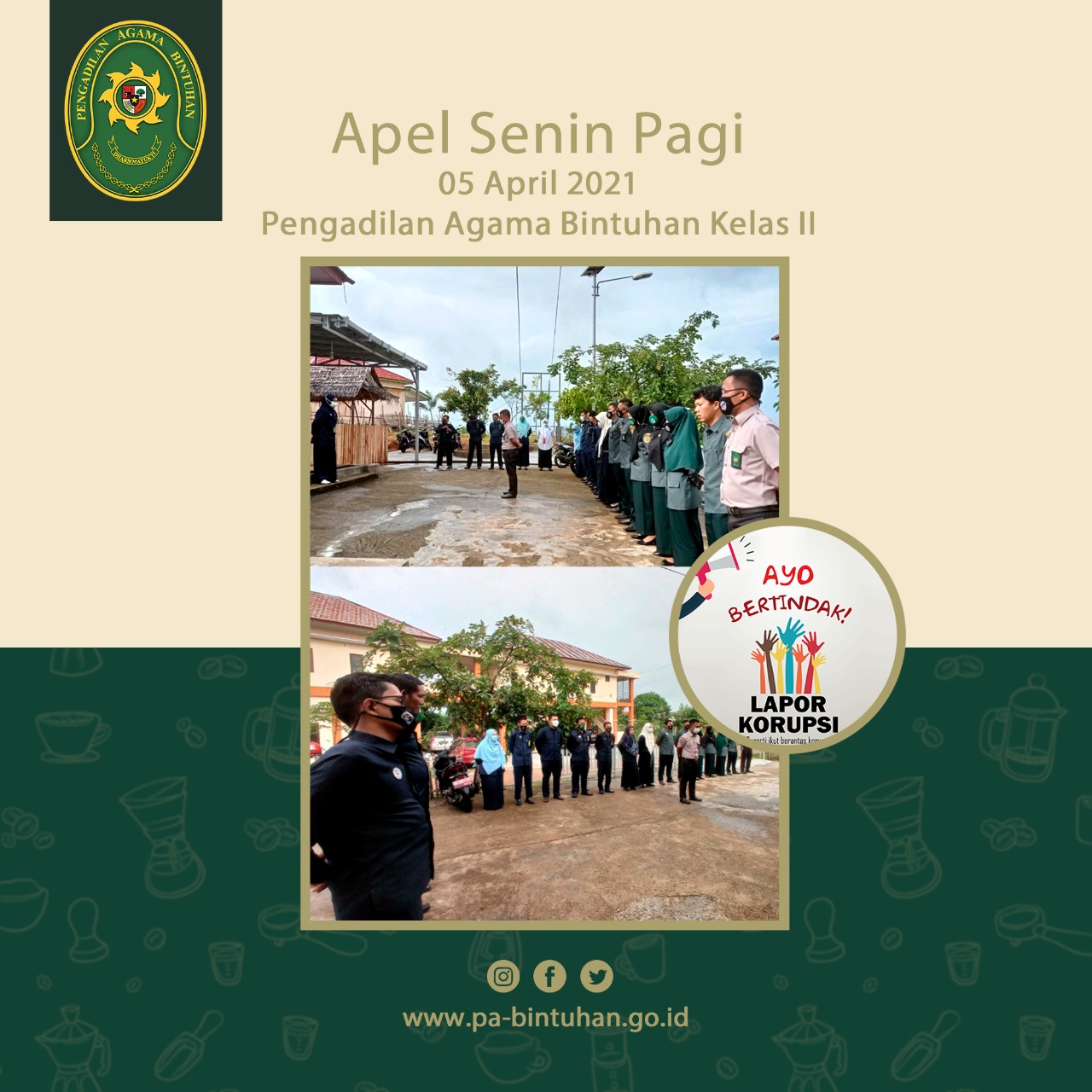 1. Apel Senin 5 April