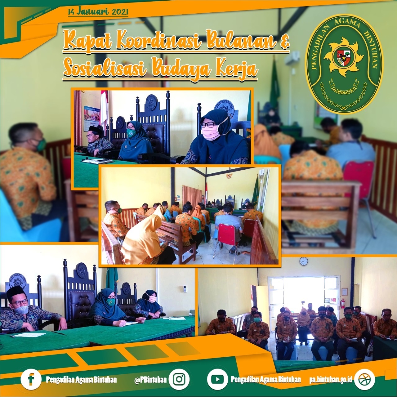 Rakor Dan Sosialisasi Buaya Kerja Januari 2021