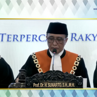 KETUA PA BINTUHAN HADIRI ACARA LAPORAN TAHUNAN MAHKAMAH AGUNG TAHUN 2025